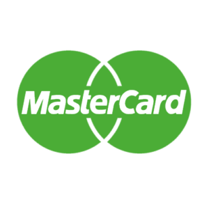Logo Carte MasterCard sur fond vert