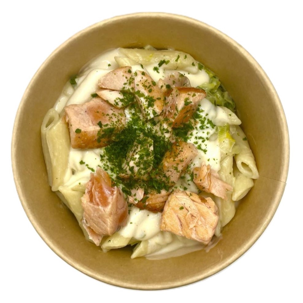 penne saumon