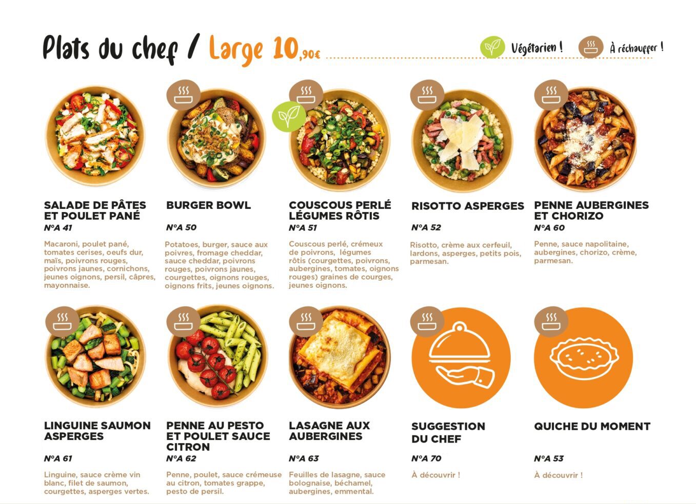 Page 1 du menu FoodBox-Lindt