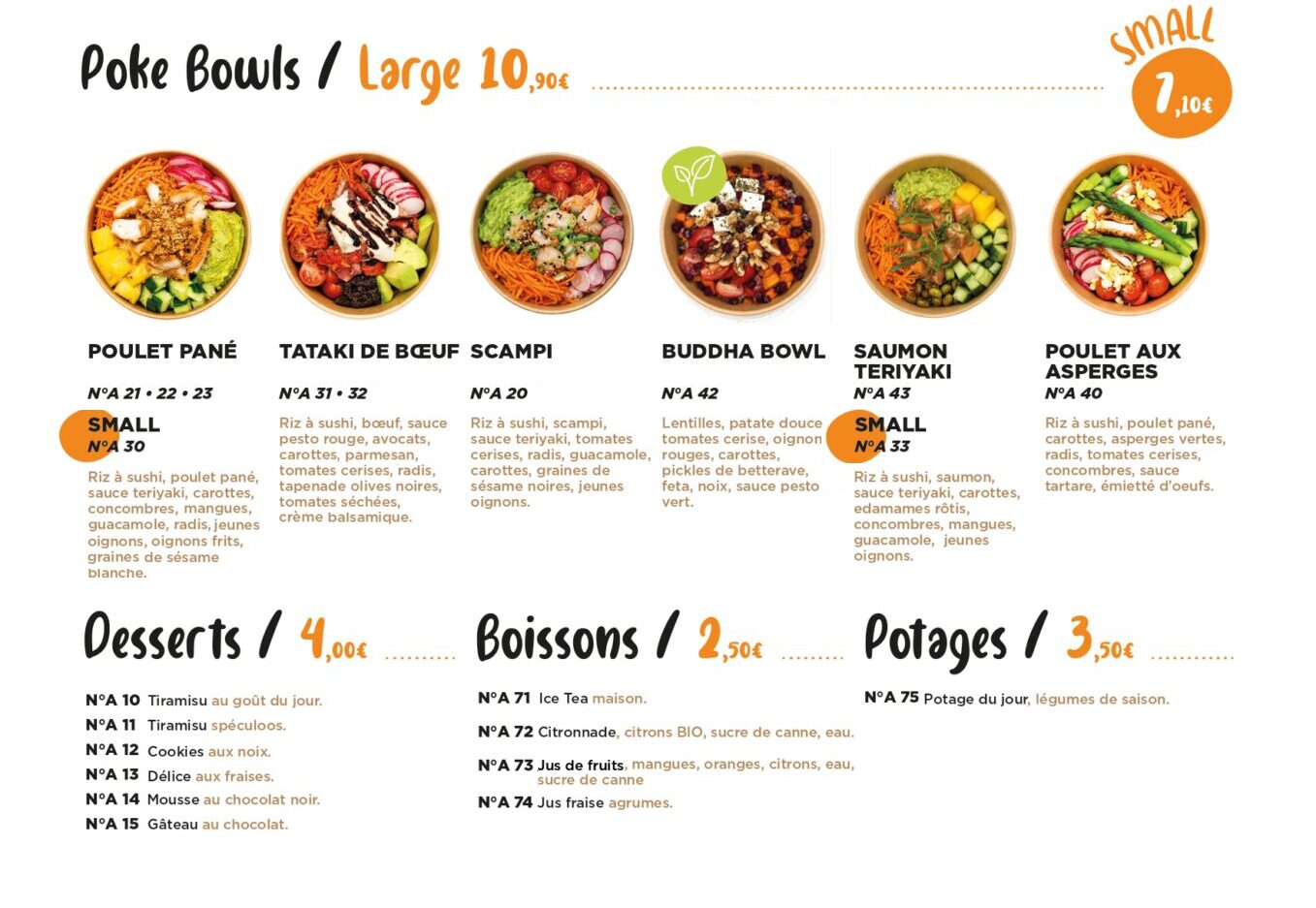 Page 2 du menu FoodBox-Lindt