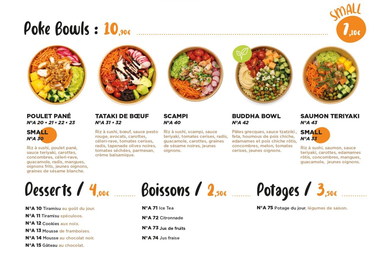 Page 2 du menu FoodBox-Lindt