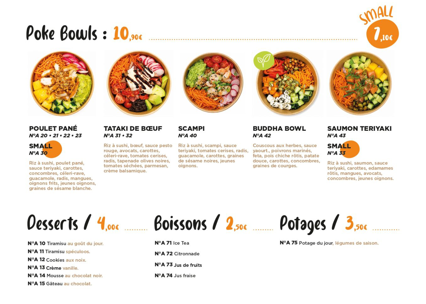 Page 2 du menu FoodBox-Lindt